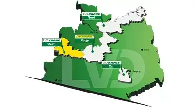 Karte LVD Krone Standorte